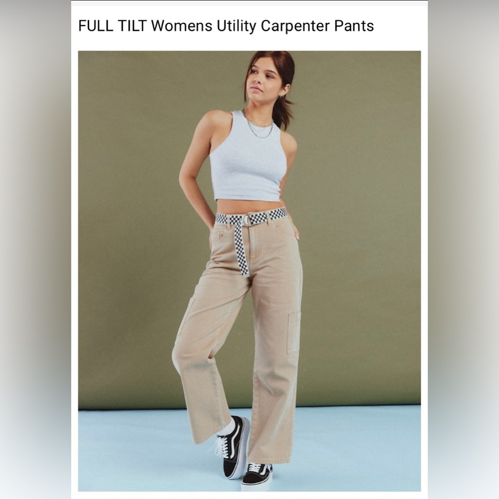 FULL TILT Womens Utility Carpenter Pants